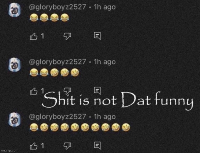 Shit is not Dat funny | image tagged in shit is not dat funny | made w/ Imgflip meme maker