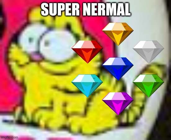 super... | SUPER NERMAL | image tagged in yellow nermal | made w/ Imgflip meme maker