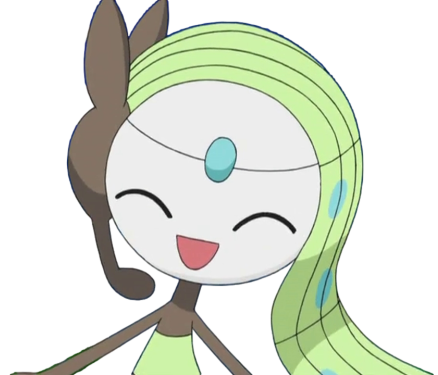 Meloetta Happy/Laughing 2 Blank Meme Template