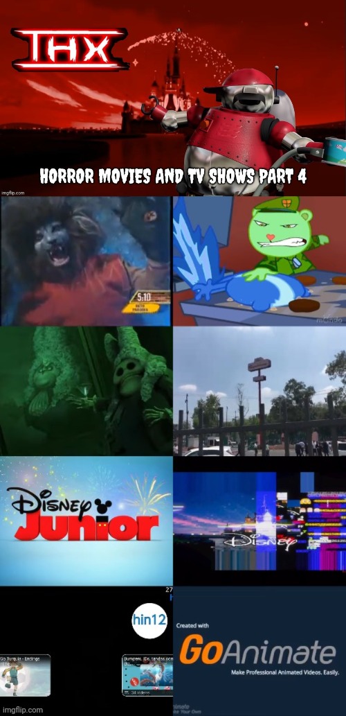 THX Horror Movies and TV Shows Villains 4 Blank Meme Template