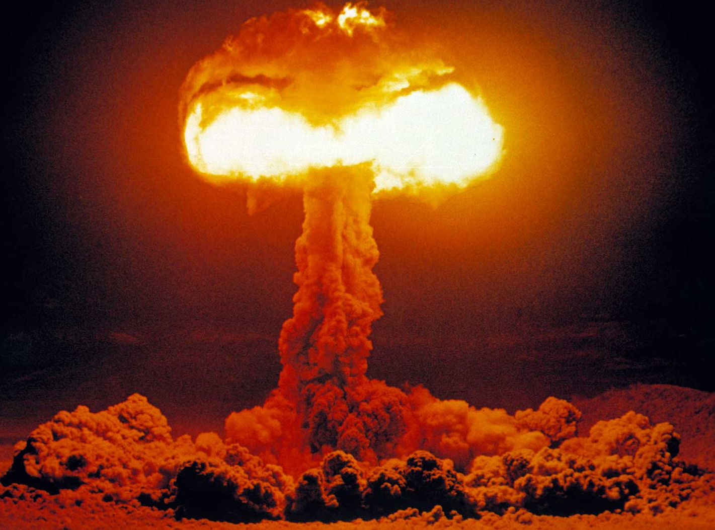 Mushroom cloud Blank Meme Template