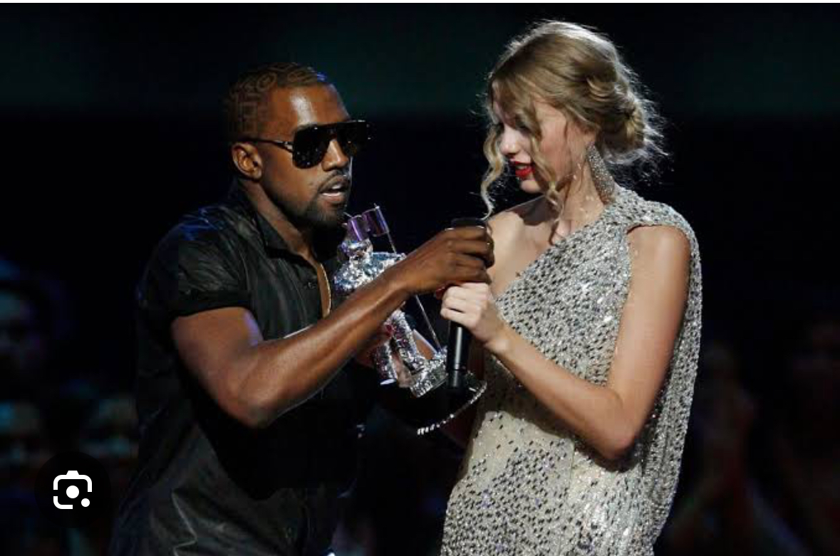 kanye interrupts taylor Blank Meme Template