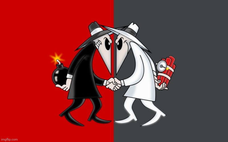 Spy vs Spy | image tagged in spy vs spy | made w/ Imgflip meme maker