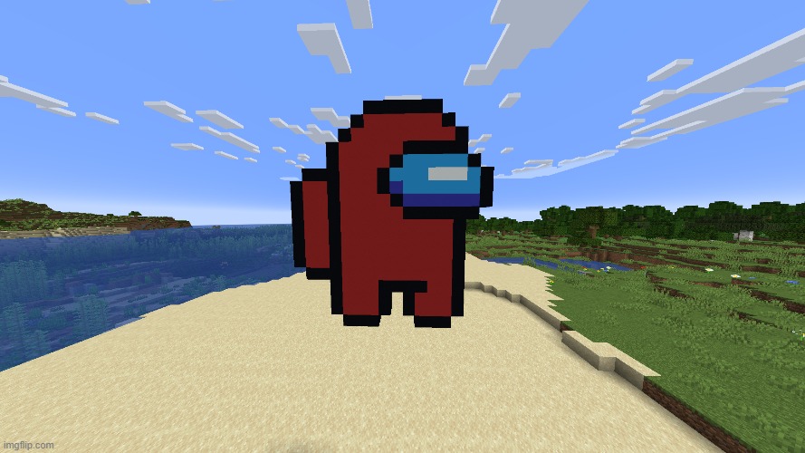 minecraft among us art | image tagged in memes | made w/ Imgflip meme maker