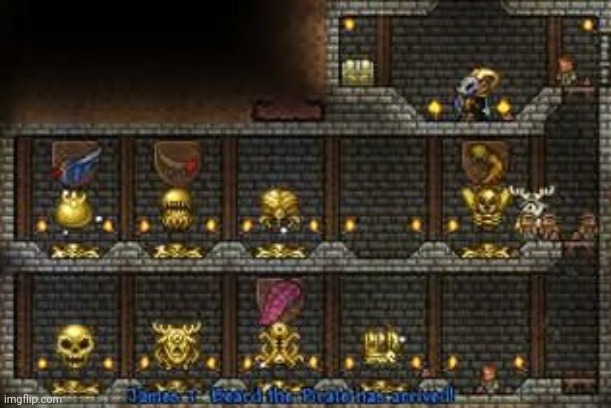 My relic collection so far | image tagged in terraria,master mode,gaming,video games,nintendo switch,screenshot | made w/ Imgflip meme maker