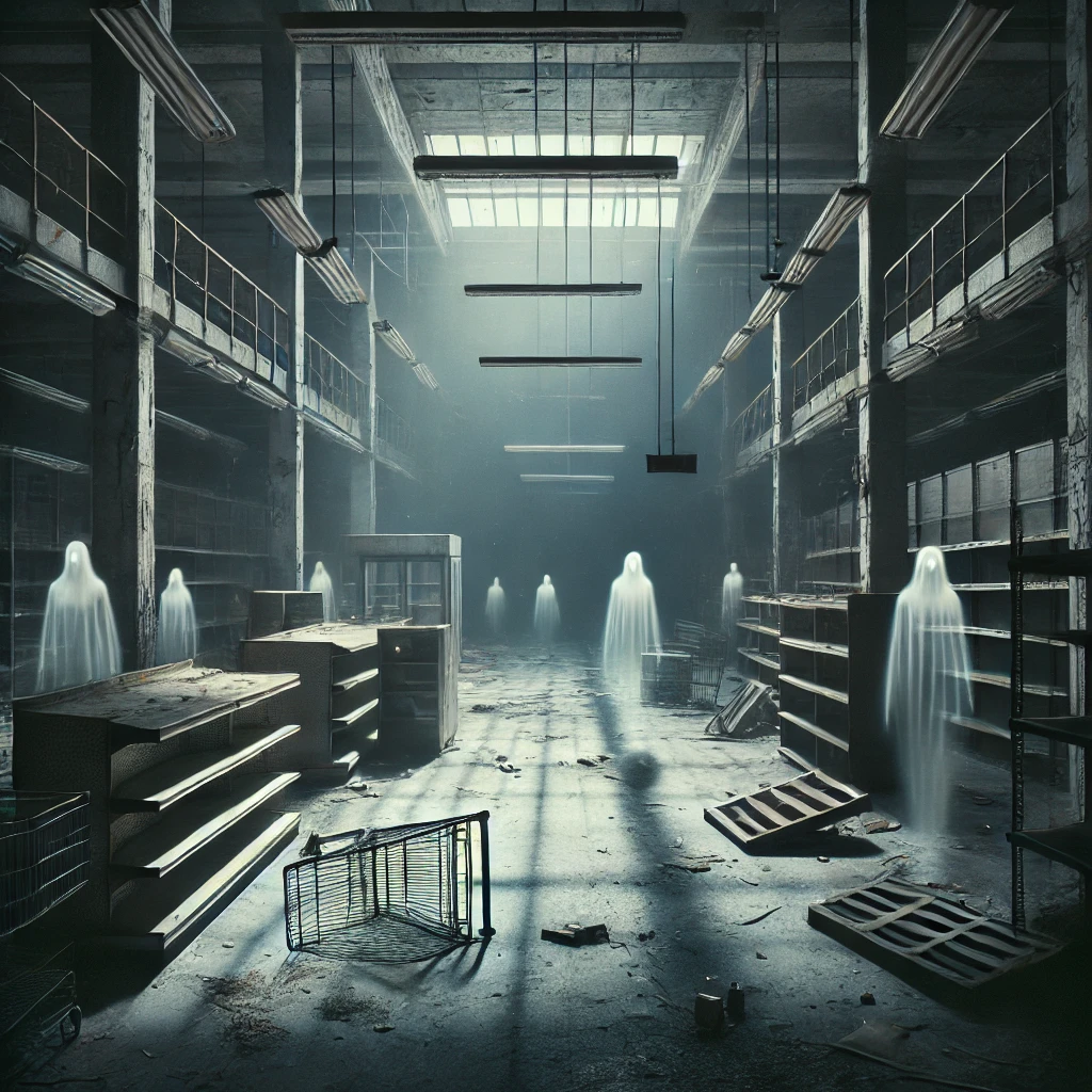 Abandoned Warehouse Blank Meme Template