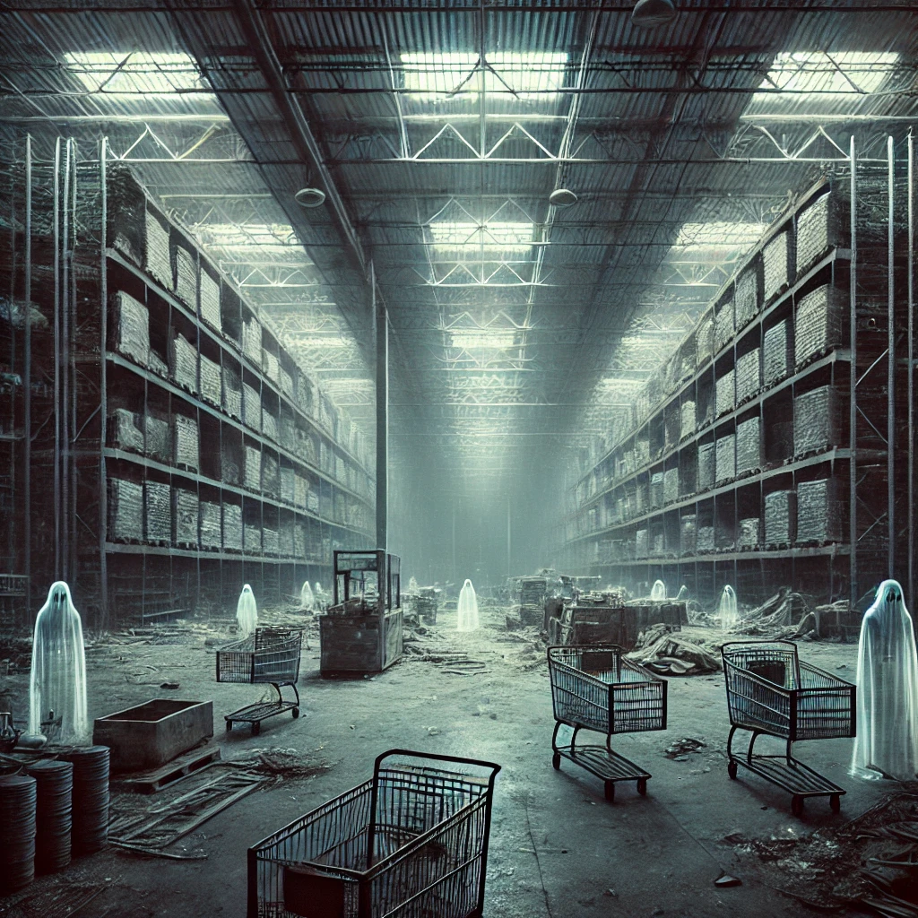 Abandoned Warehouse Blank Meme Template