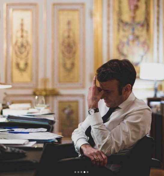 Macron Blank Meme Template