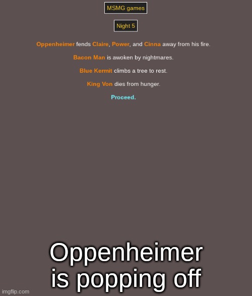 Oppenheimer is popping off | made w/ Imgflip meme maker