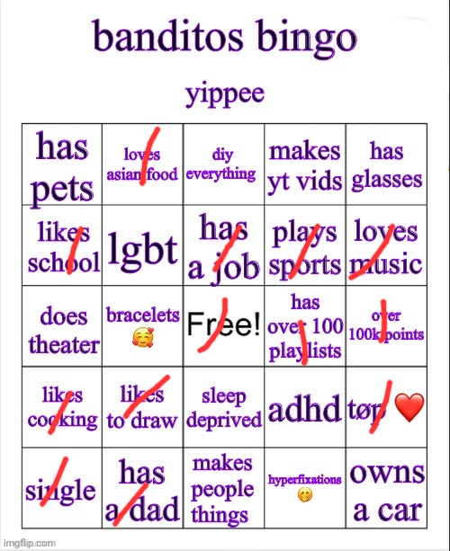 banditos bingo | image tagged in banditos bingo | made w/ Imgflip meme maker