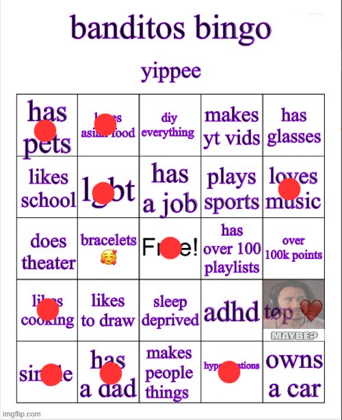 banditos bingo | image tagged in banditos bingo | made w/ Imgflip meme maker