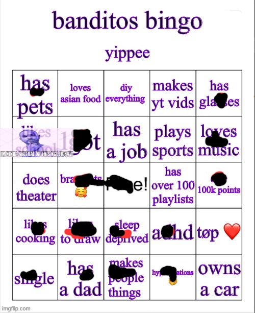 banditos bingo | image tagged in banditos bingo | made w/ Imgflip meme maker