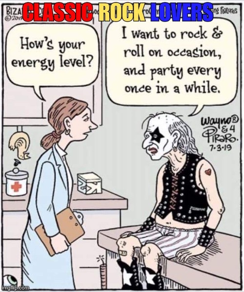 Paul Stanley’s looking a little “long in the tooth”… | image tagged in comics/cartoons | made w/ Imgflip meme maker