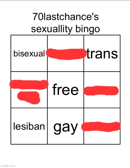 (evil xhed) | image tagged in 70lastchance's sexuallity bingo very shitty | made w/ Imgflip meme maker