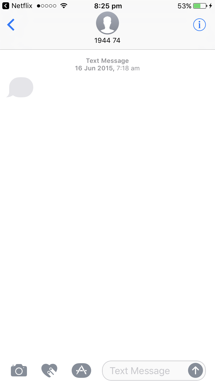 iMessage meme template Blank Meme Template