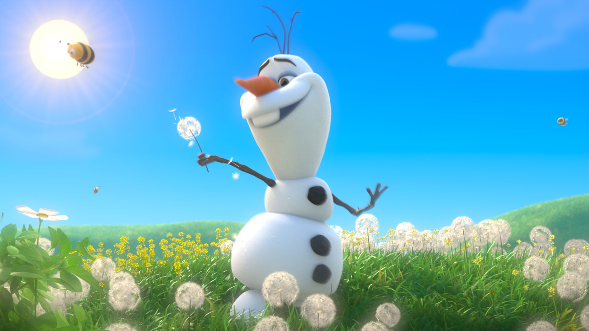 High Quality Olaf Summer Blank Meme Template