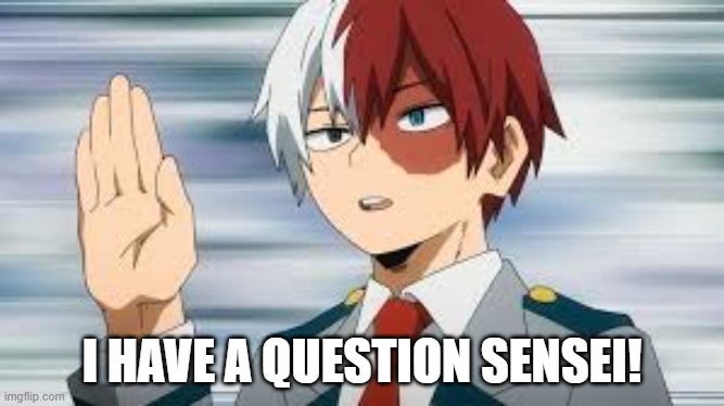 I HAVE A QUESTION SENSEI! | made w/ Imgflip meme maker