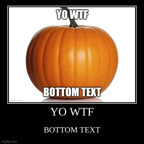 YO WTF | BOTTOM TEXT | image tagged in funny,demotivationals | made w/ Imgflip demotivational maker