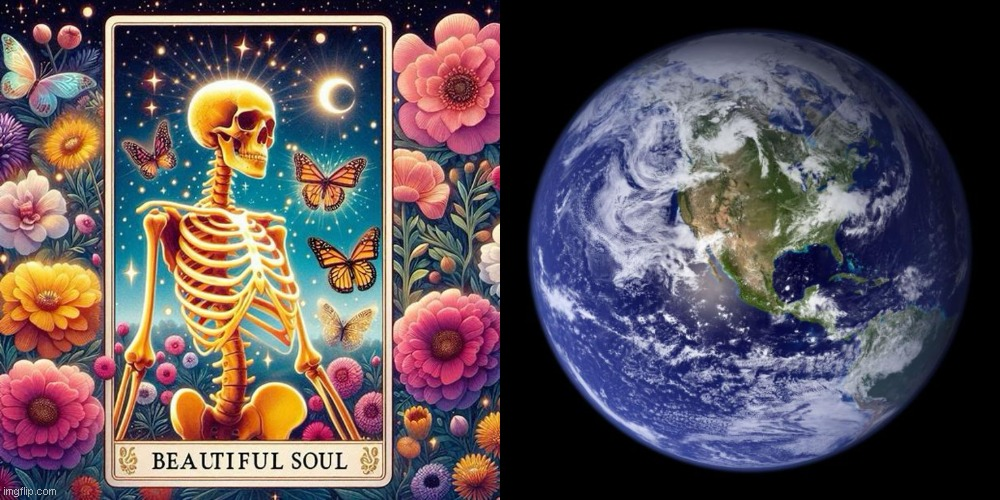Tarot | Earth's Beautiful Soul Blank Meme Template