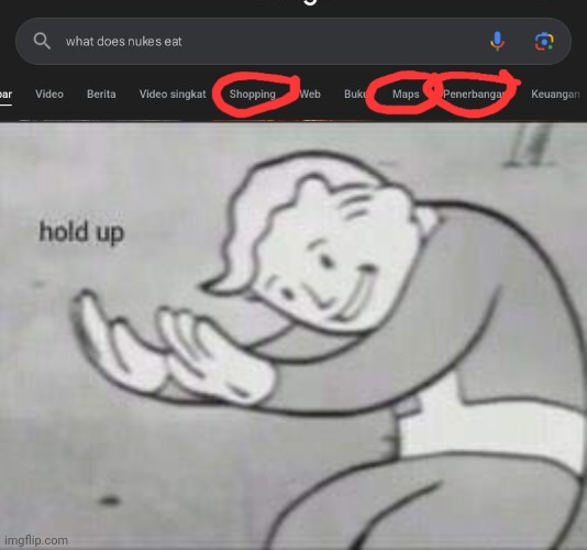 Hold up, | image tagged in fallout hold up | made w/ Imgflip meme maker
