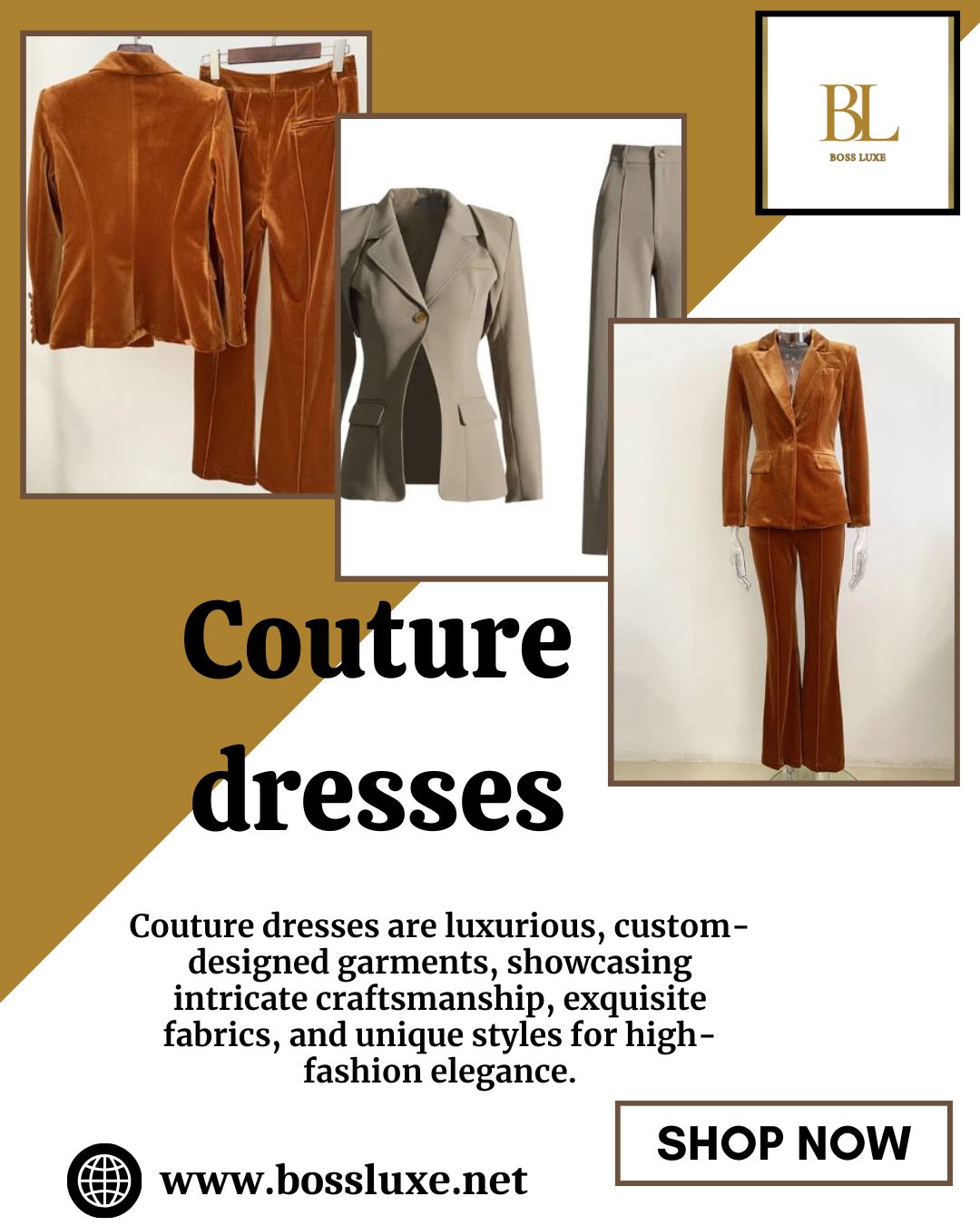Couture dresses Blank Meme Template