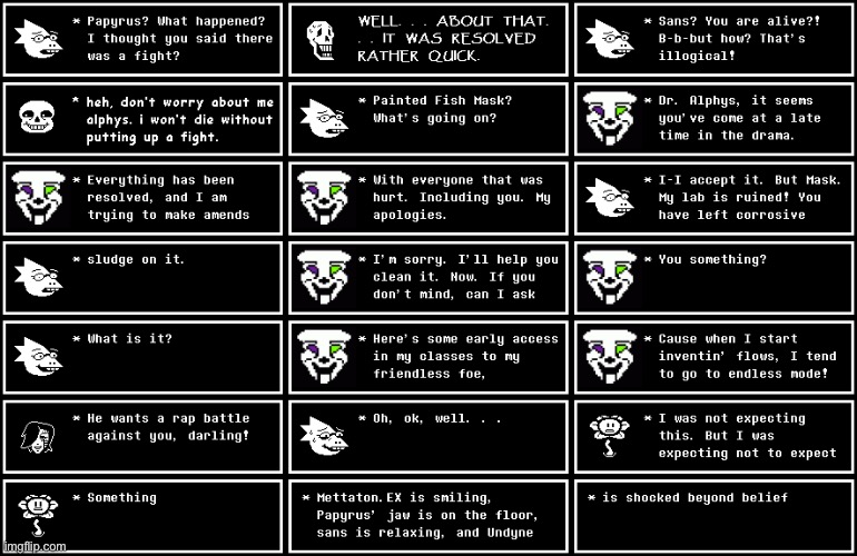 Welp. Time for a showdown with Alphys | made w/ Imgflip meme maker