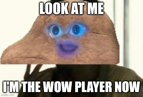 LOOK AT ME; I'M THE WOW PLAYER NOW | made w/ Imgflip meme maker