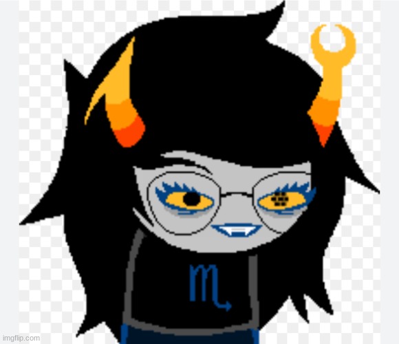 image tagged in vriska | made w/ Imgflip meme maker