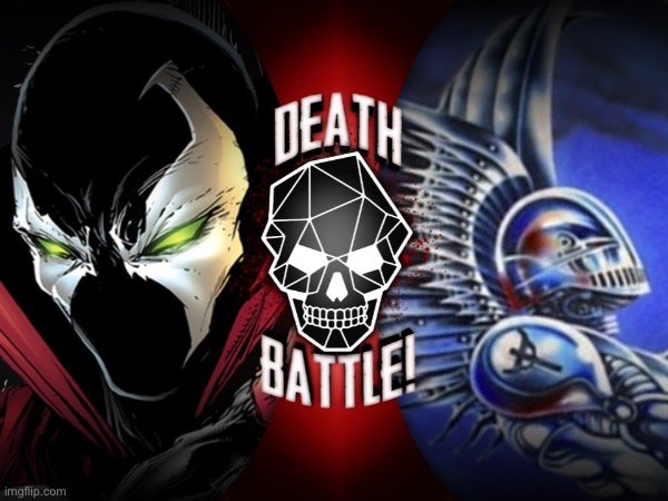 Spawn VS The Painkiller (Spawn VS Judas Priest) | image tagged in death battle,spawn,comics,judas priest | made w/ Imgflip meme maker