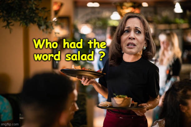 Who had the word salad ? | made w/ Imgflip meme maker