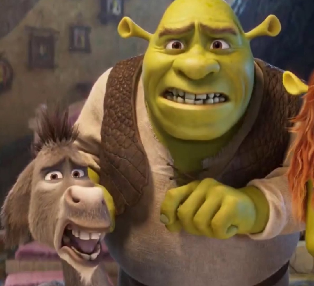 Shrek and donkey Blank Meme Template