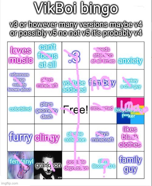 bingo motherfuckers | image tagged in vikboi bingo | made w/ Imgflip meme maker