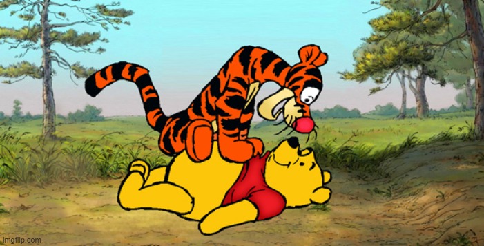 Tigger Pounce | image tagged in tigger pounce | made w/ Imgflip meme maker