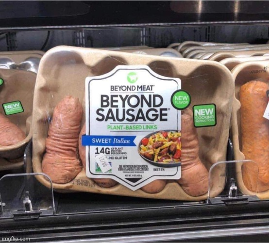 Vegan sausage | image tagged in vegan sausage | made w/ Imgflip meme maker