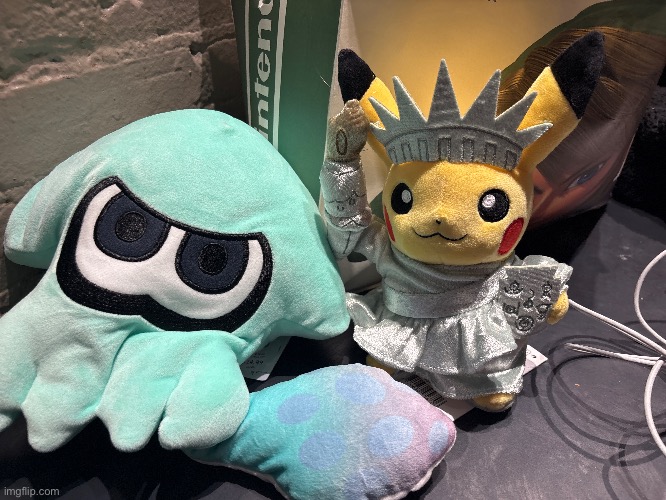 Liberty Pikachu and Splatoon Squid.mp3 | made w/ Imgflip meme maker