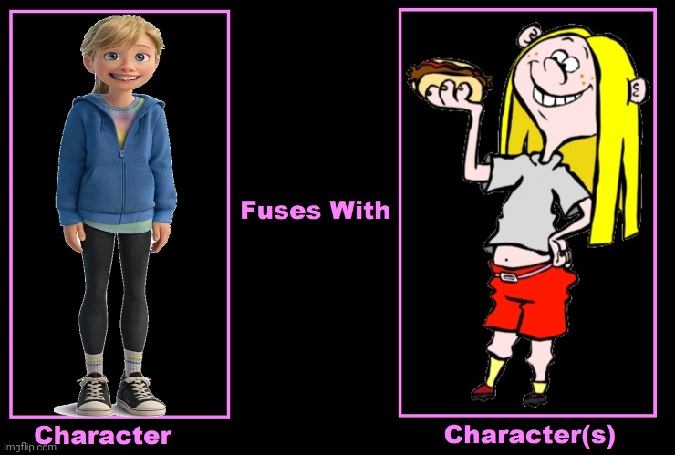 Riley Andersen Fuses With May Kanker | image tagged in what if fuses,inside out 2,riley andersen,may kanker,ed edd n eddy,ed edd n eddy may | made w/ Imgflip meme maker