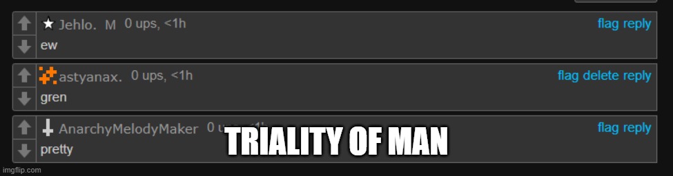 triality of man | TRIALITY OF MAN | made w/ Imgflip meme maker