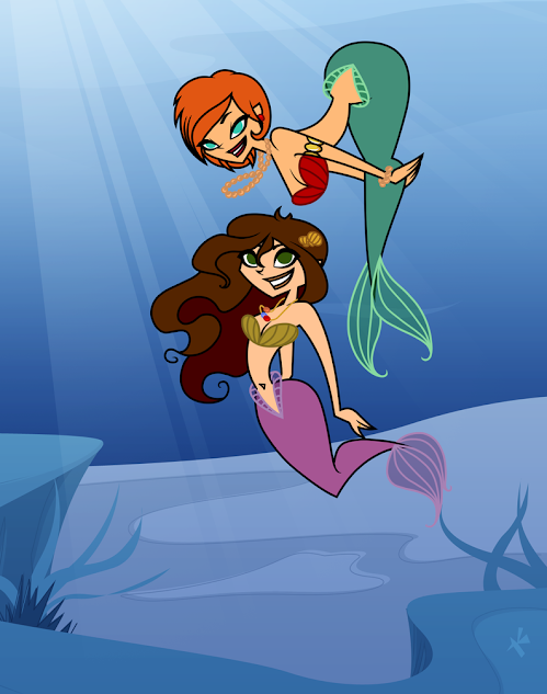 down under mermaids Blank Meme Template