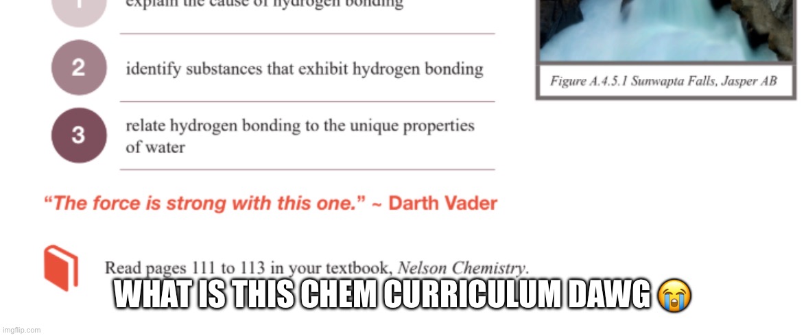 WHAT IS THIS CHEM CURRICULUM DAWG 😭 | made w/ Imgflip meme maker