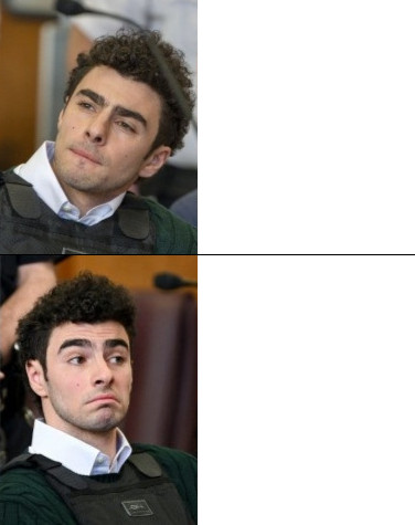 Luigi Mangione This not That Blank Meme Template