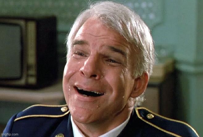 image tagged in tears of joy steve martin | made w/ Imgflip meme maker