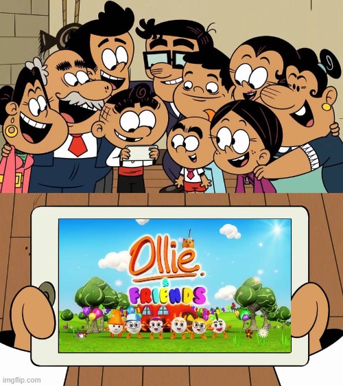 The Casagrandes are watching Ollie and Friends Season 2 | image tagged in the casagrandes' reaction | made w/ Imgflip meme maker