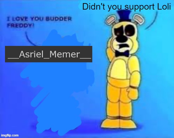 didn’t you abuse your wife? | Didn't you support Loli | image tagged in didn t you abuse your wife | made w/ Imgflip meme maker