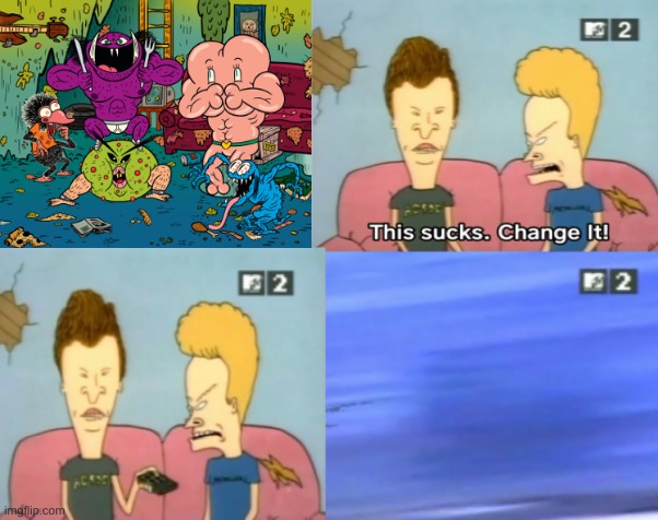 Secret Mountain Fort Awesome Sucks | image tagged in beavis and butthead | made w/ Imgflip meme maker