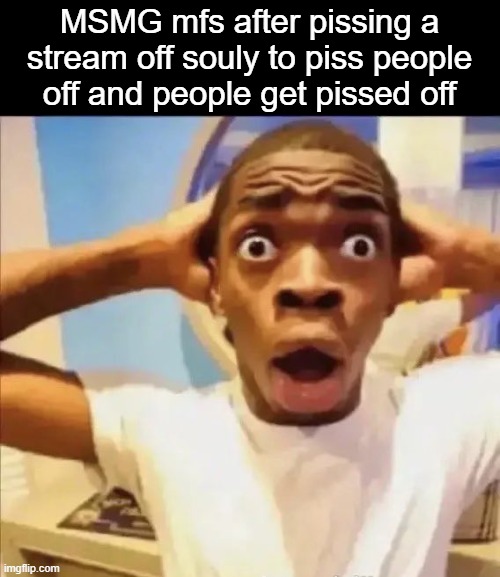 . | MSMG mfs after pissing a stream off souly to piss people off and people get pissed off | image tagged in flight reacts | made w/ Imgflip meme maker