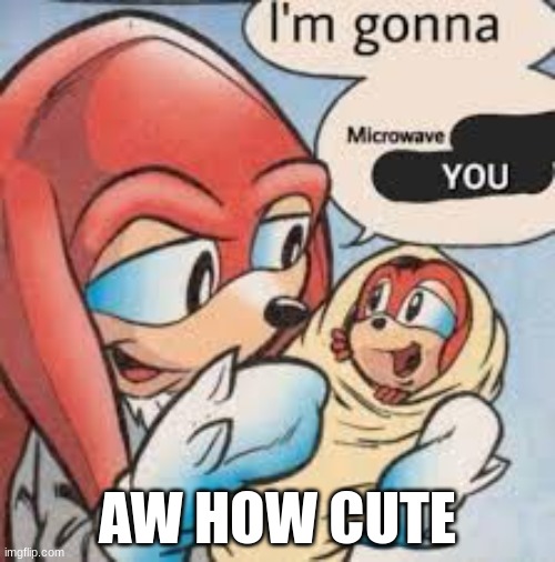 I'm gonna microwave you | AW HOW CUTE | image tagged in i'm gonna pretend i didn't see that,i'm gonna stop you right there | made w/ Imgflip meme maker