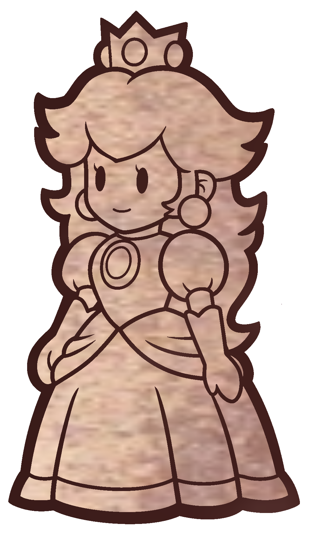 Paper Pink Gold Peach Blank Meme Template