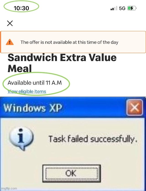 very confusing. | image tagged in task failed successfully,mcdonalds,confused,you had one job,software gore | made w/ Imgflip meme maker