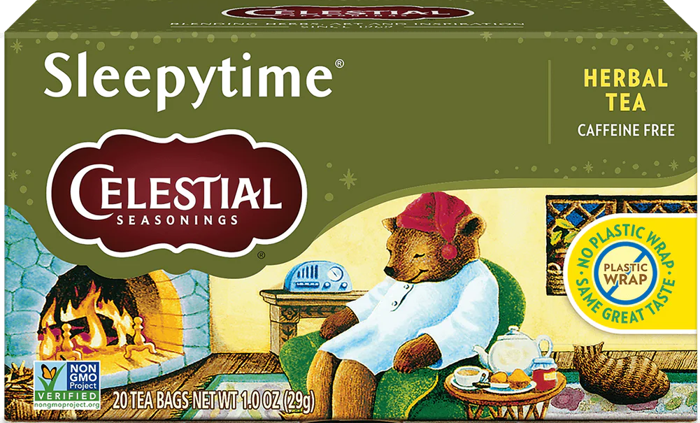 Sleepytime Tea Bear Blank Meme Template