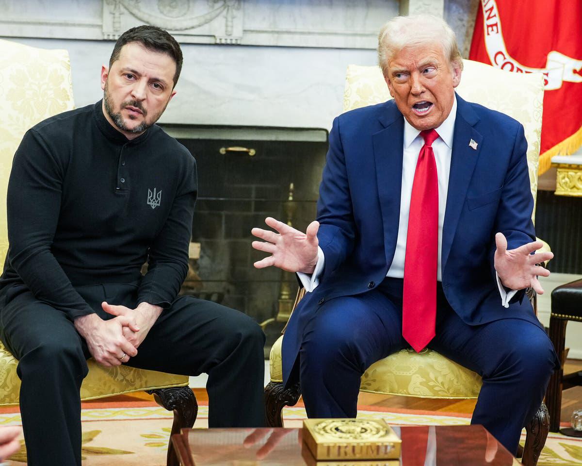 trump zelenskyy Blank Meme Template